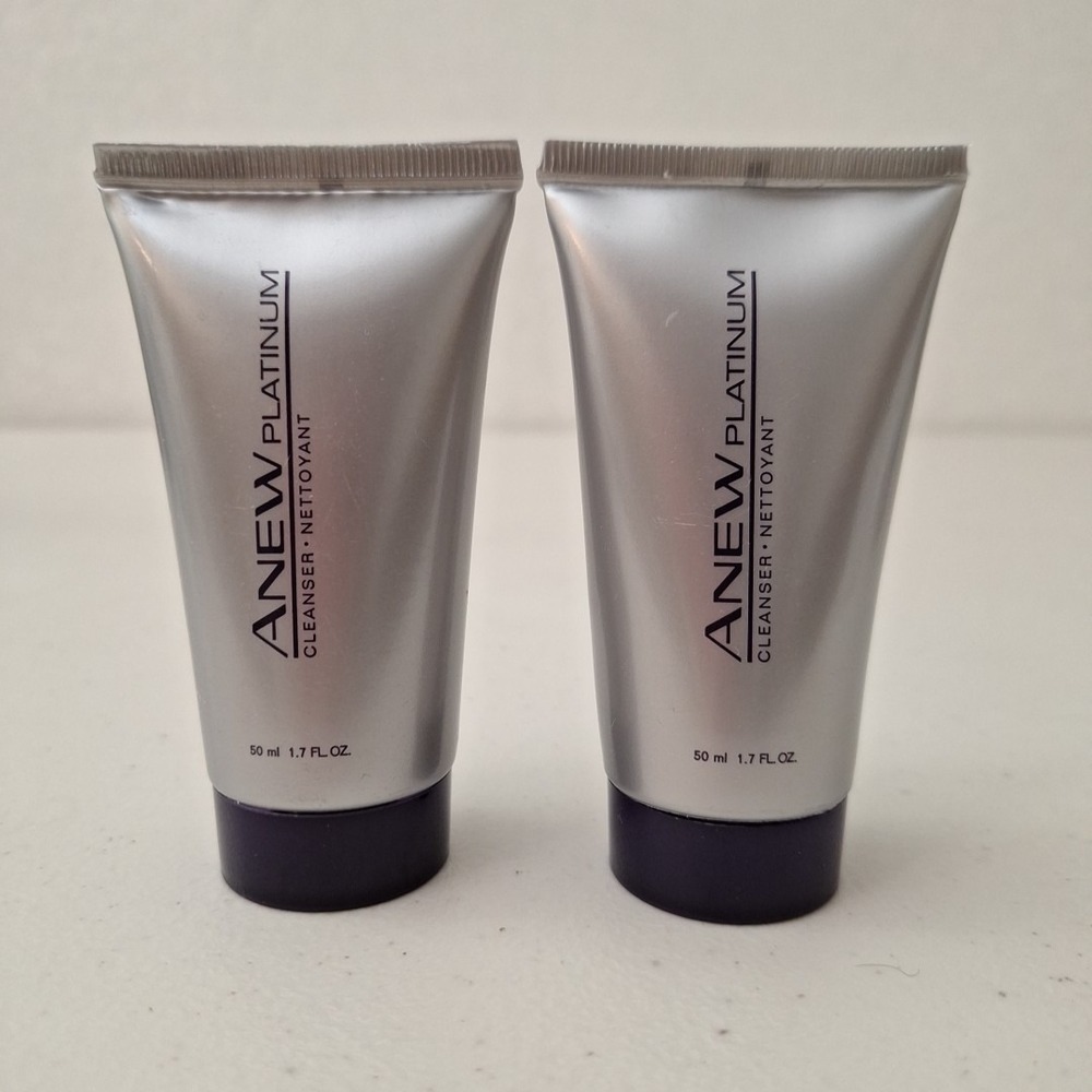 new Avon Anew Platinum Cleanser for face - 1.7 oz - travel size - Lot of 2